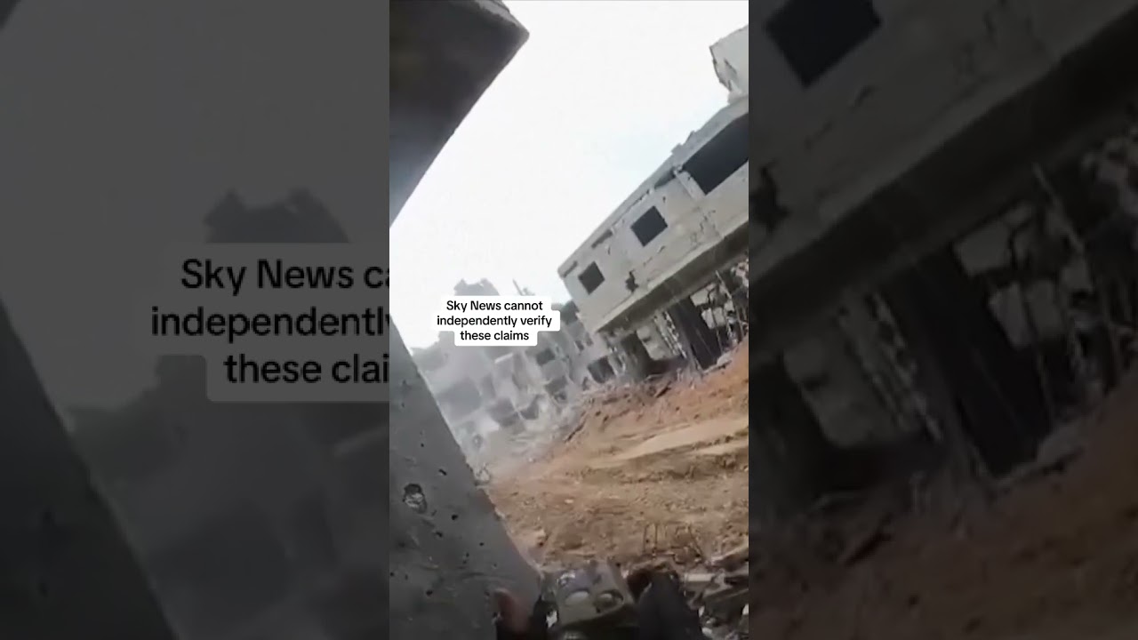 Israeli military releases footage of forces operating in Gaza Strip