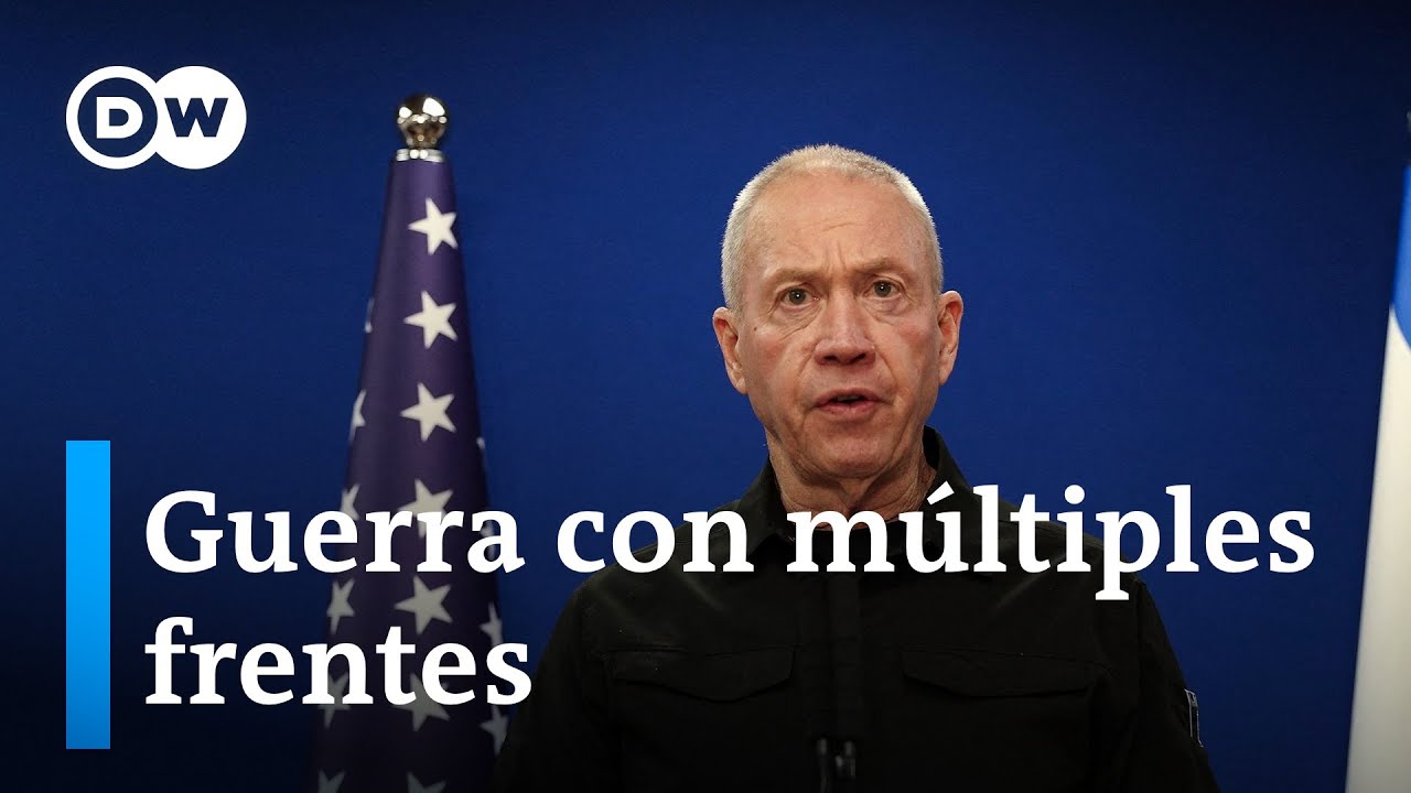 Israel se enfrenta a "siete frentes diferentes de guerra", según el Ministro de Defensa