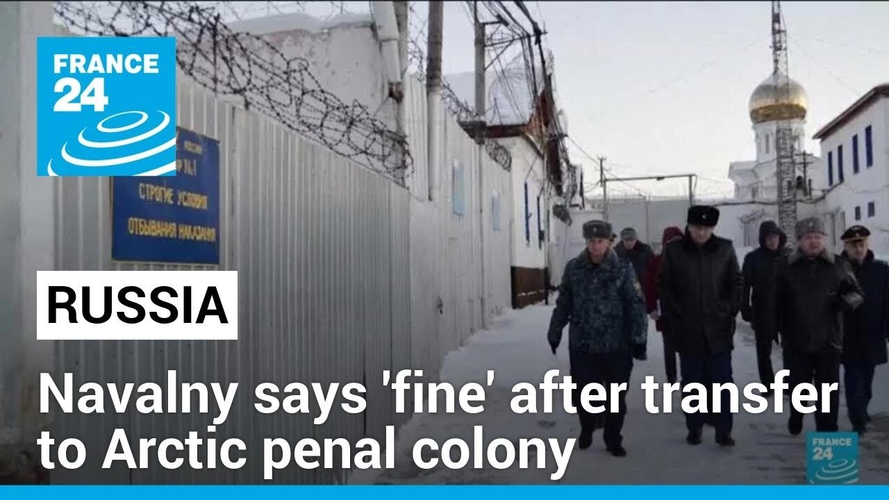 Opposition figure Navalny says 'fine' after transfer to Arctic prison colony • FRANCE 24 English
