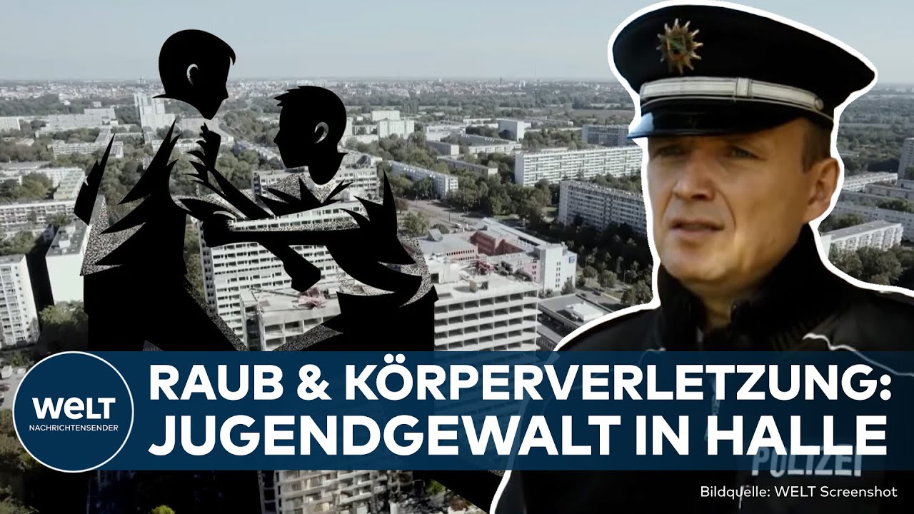 JUGENDKRIMINALITÄT IN HALLE: Raub und Körperverletzung - Polizei kämpft gegen Jugendbanden