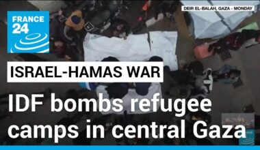 Israeli army bombs refugee camps in central Gaza • FRANCE 24 English