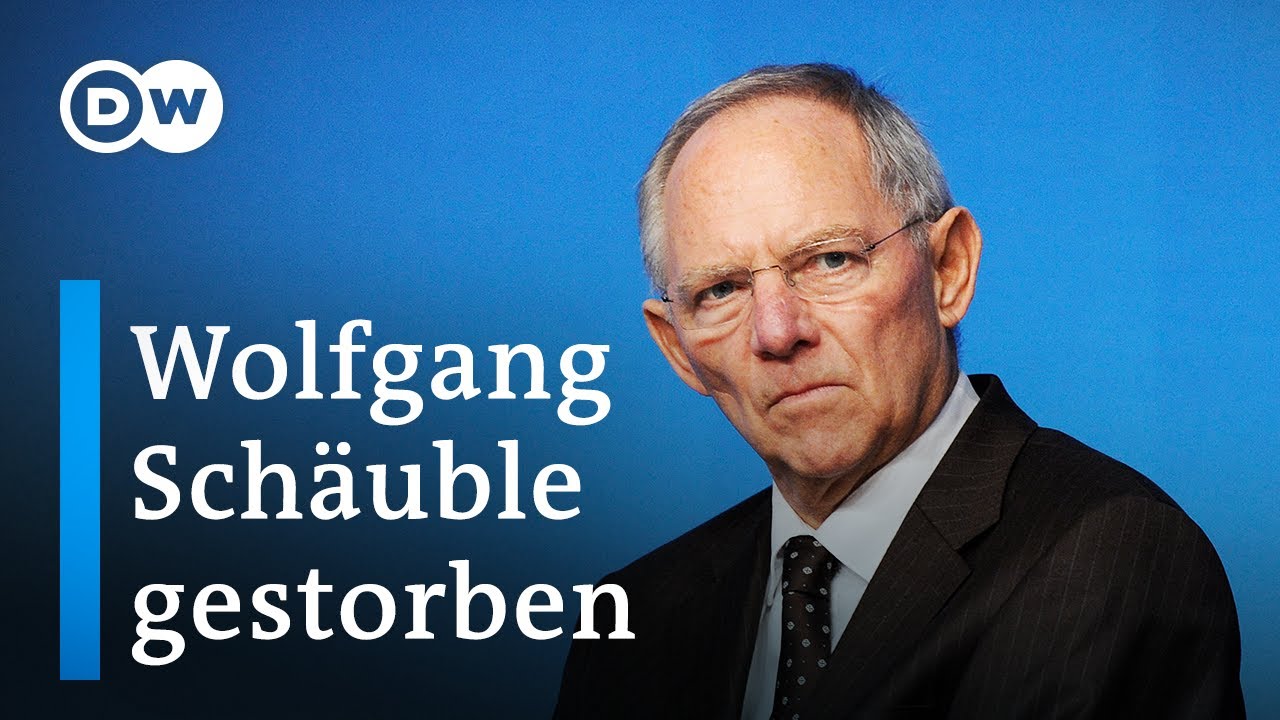 CDU-Politiker Wolfgang Schäuble stirbt mit 81 Jahren | DW Nachrichten