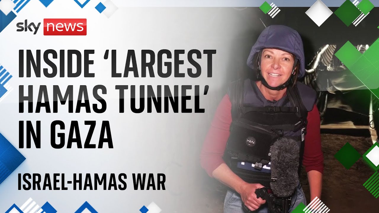 Inside one of Hamas' 'largest tunnels' in Gaza