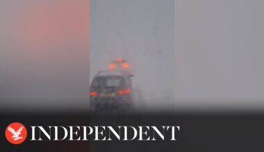 Storm Gerrit brings heavy snow to Scotland as drivers at standstill on A9