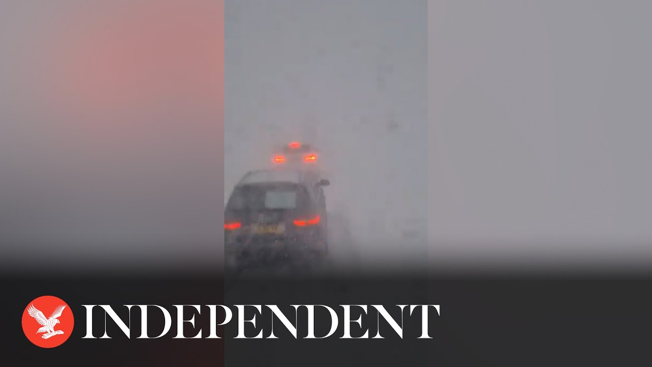 Storm Gerrit brings heavy snow to Scotland as drivers at standstill on A9