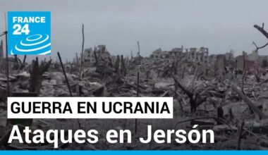 Mortíferos bombardeos rusos en Jersón y nuevo ataque con drones en el frente • FRANCE 24