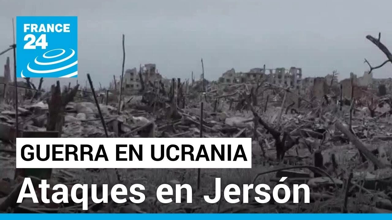 Mortíferos bombardeos rusos en Jersón y nuevo ataque con drones en el frente • FRANCE 24