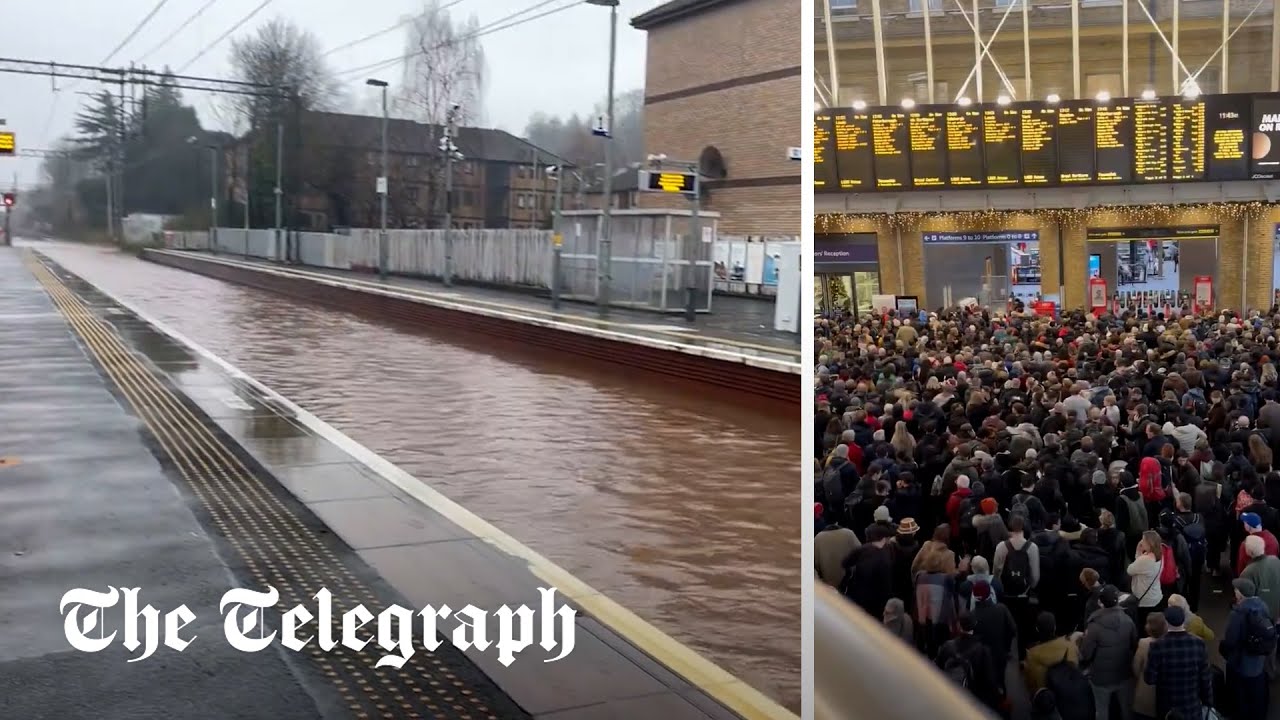 Storm Gerrit: Rail passengers left stranded across the UK as severe weather sees services halt
