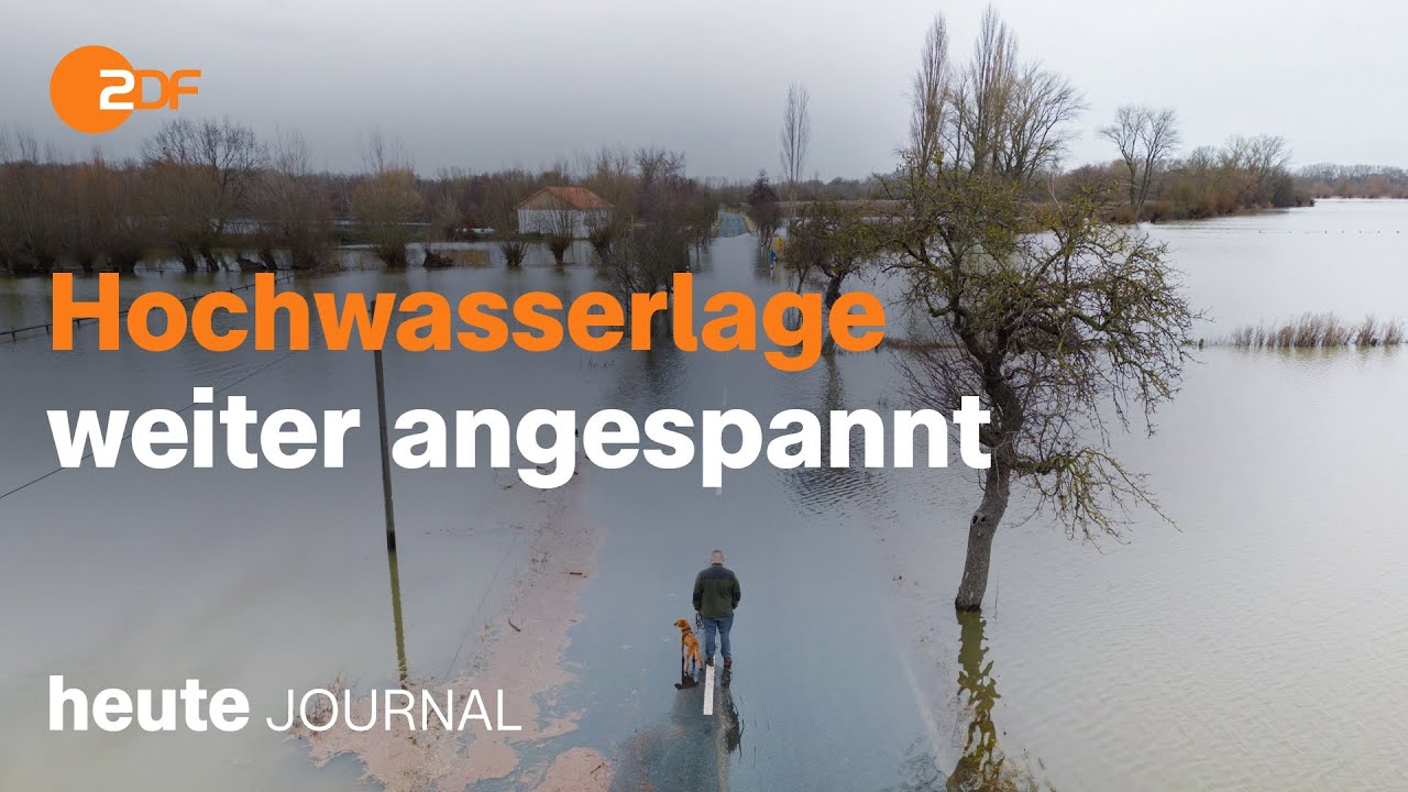 heute journal vom 27.12.23 Hochwasser, Trauer um Wolfgang Schäuble, Hamas Finanzierung
