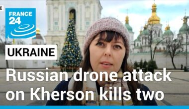 Russian drone attack on Ukraine’s Kherson leaves at least two dead • FRANCE 24 English