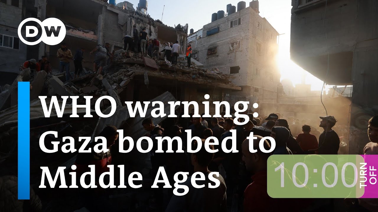 WHO warning: Gaza bombed to Middle Ages | DW News