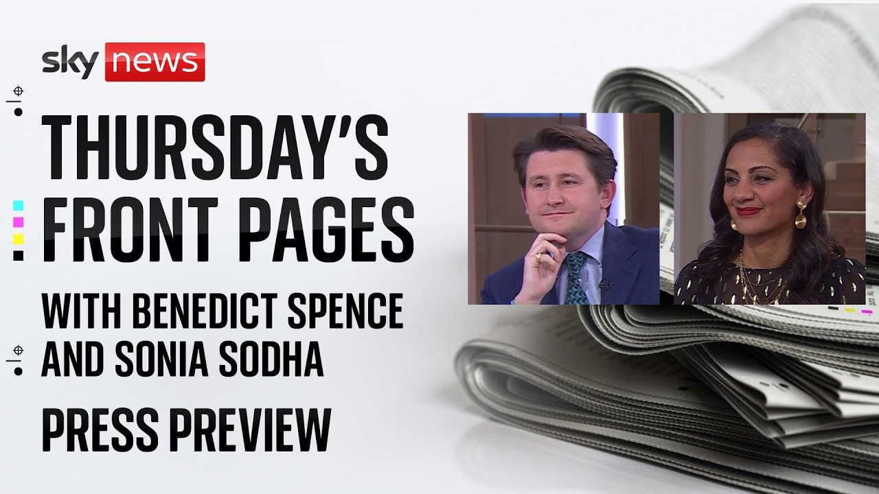 Press Preview: Thursday's papers