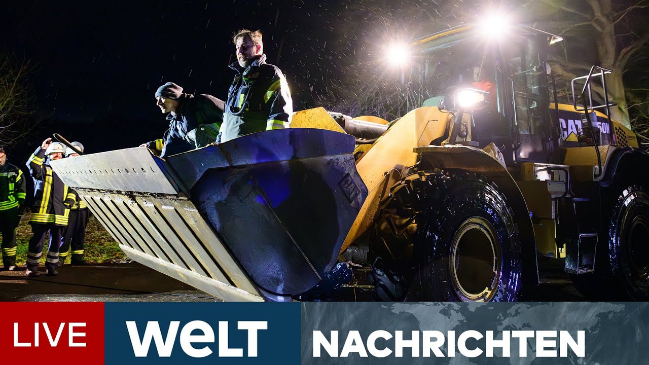 KATASTROPHENALARM: Deichbruch und Evakuierungen - Hochwasserlage angespannt | WELT Newsstream