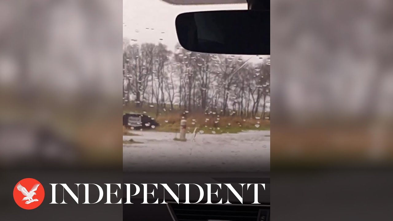 Storm Gerrit batters UK as drivers face flooded roads and heavy winds