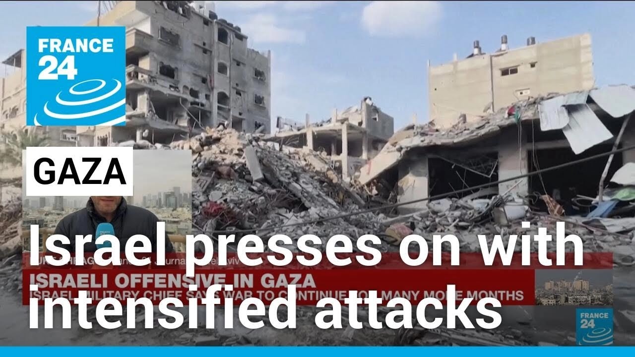 Israel presses on with intensified attacks as Gaza death toll soars • FRANCE 24 English