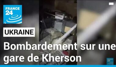 Guerre en Ukraine: un bombardement russe meurtrier sur une gare de Kherson • FRANCE 24