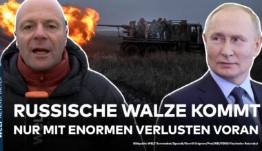 PUTINS KRIEG: Mörderischer Stellungskrieg - Russen kämpfen an Ukraine-Ostfront voran | WELT News