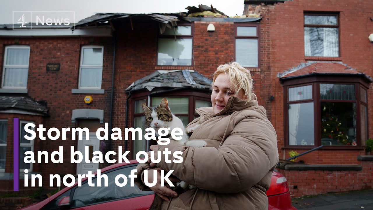 Extreme weather: mini tornado and Storm Gerrit do damage in UK