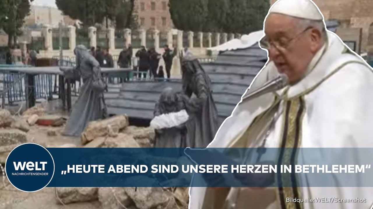 PAPST FRANZISKUS BOTSCHAFT: Weihnachten im Schatten von Konflikten