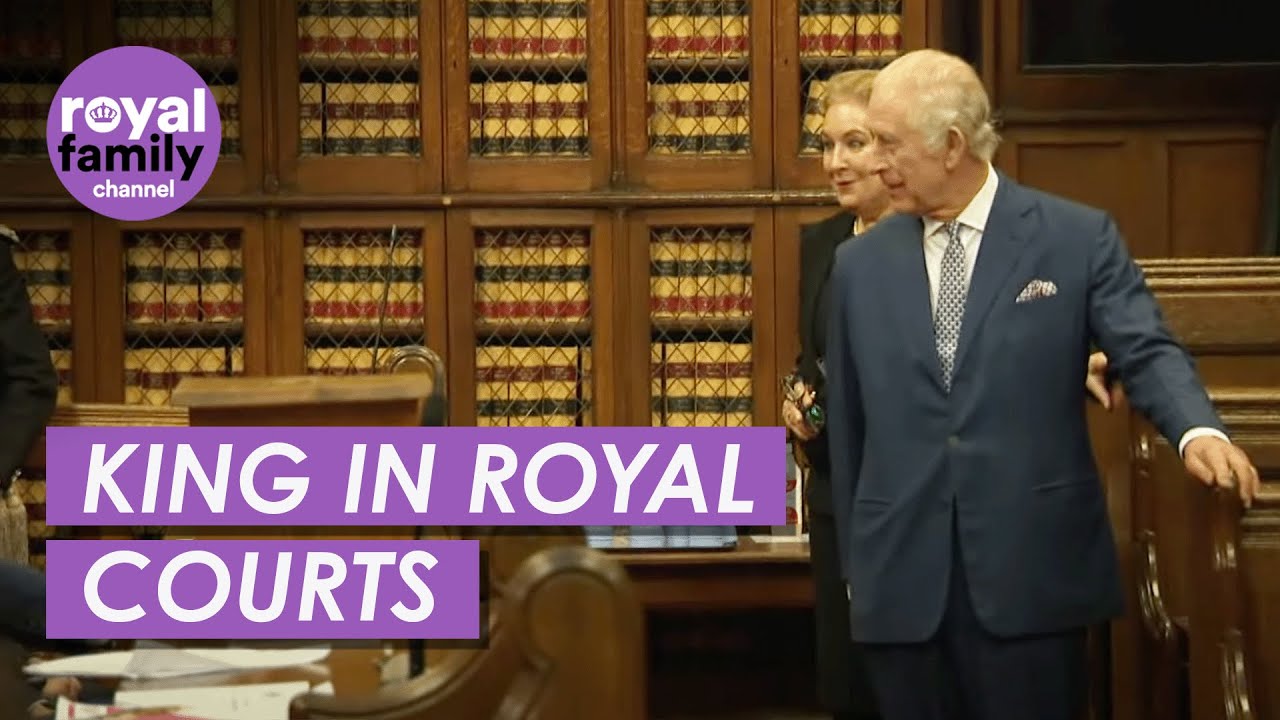 'Thank You all!' King Charles Visits Royal Courts of Justice