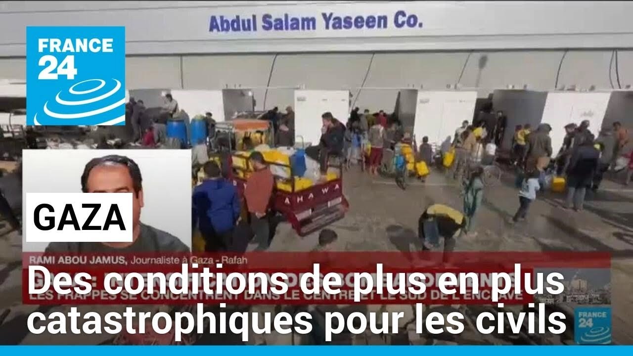 Gaza : des conditions de vie de plus en plus catastrophiques pour les civils • FRANCE 24