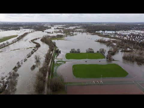 Le niveau des cours d'eau reste élevé en Europe