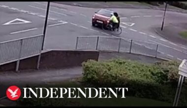 Elderly cyclist hit by driver who pulled out in front of her in horror crash