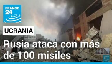 Ucrania afirma que Rusia lanzó al menos 122 misiles y 36 drones en contra de su territorio