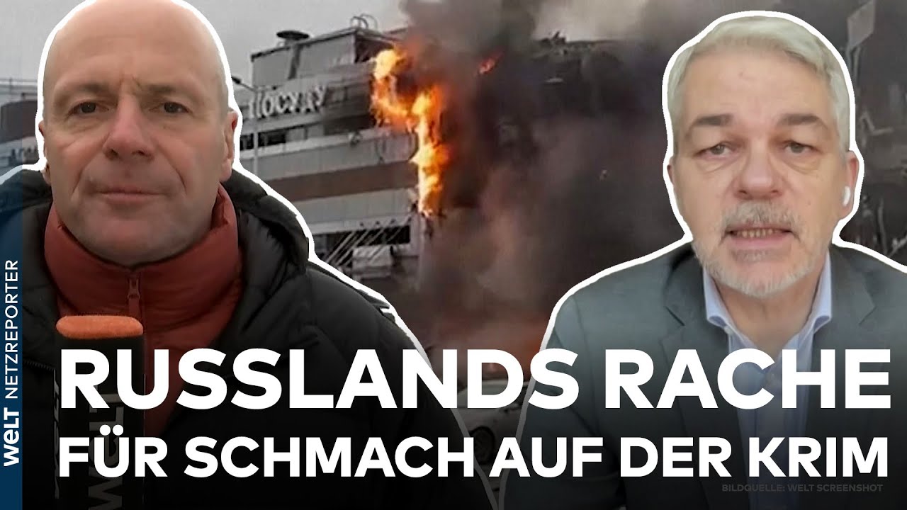 UKRAINE-KRIEG: Putins Gegenschlag - Schwerste russische Luftangriffe seit Kriegsbeginn | WELT News