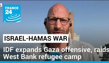 Israeli forces expand offensive in Gaza Strip, raid refugee camp in West Bank • FRANCE 24 English