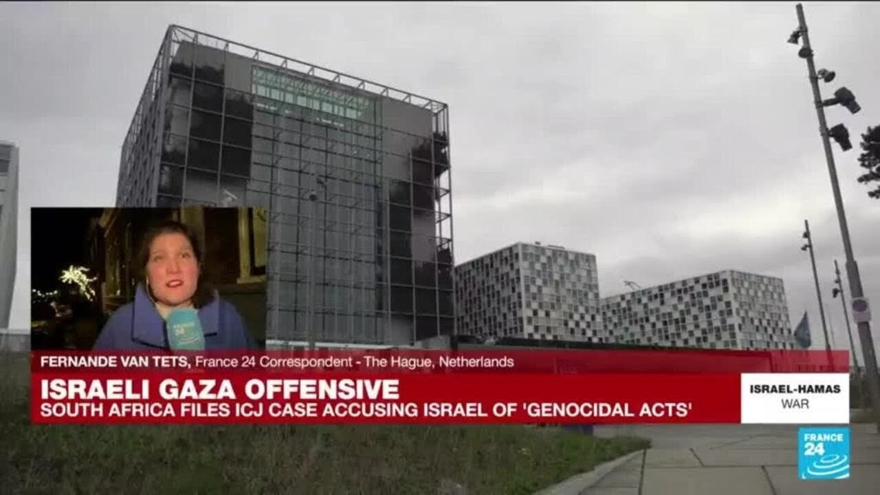 S. Africa files case at ICJ alleging Israel has violated Genocide Convention in Gaza • FRANCE 24