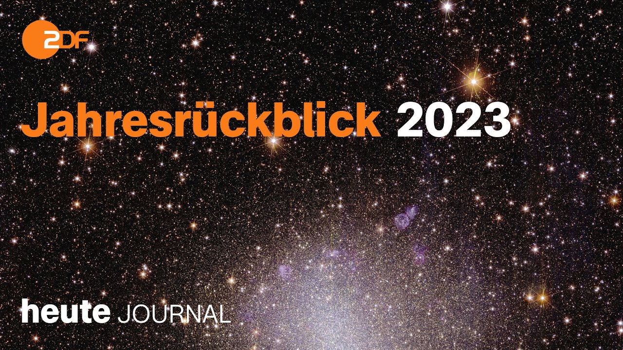 heute journal vom 29.12.23 Jahresrückblick 2023, Luftangriffe auf Ukraine, Hochwasserlage