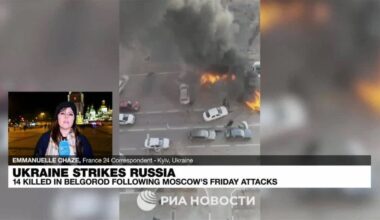 Russia accuses US and UK of 'inciting' Ukraine after deadly strikes on Belgorod • FRANCE 24