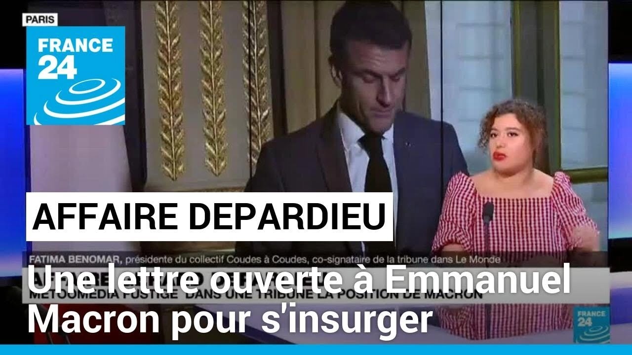 Affaire Depardieu : l'association MeTooMedia fustige le soutien de Macron à l'acteur • FRANCE 24