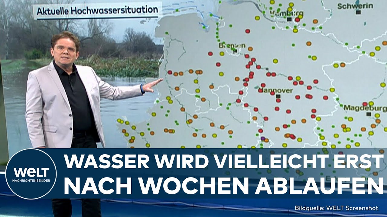 HOCHWASSER IN DEUTSCHLAND: Mehr Wassermassen erwartet! In diesen Regionen bleibt die Lage angespannt