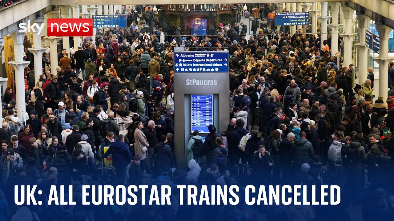 UK: Travel chaos after all Eurostar trains cancelled