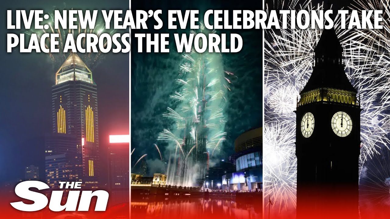 LIVE: New Year's Eve celebrations take place across the world