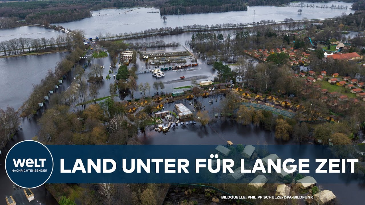 HOCHWASSER IN DEUTSCHLAND: Wasser fließt nicht ab - Deiche weichen gefährlich auf