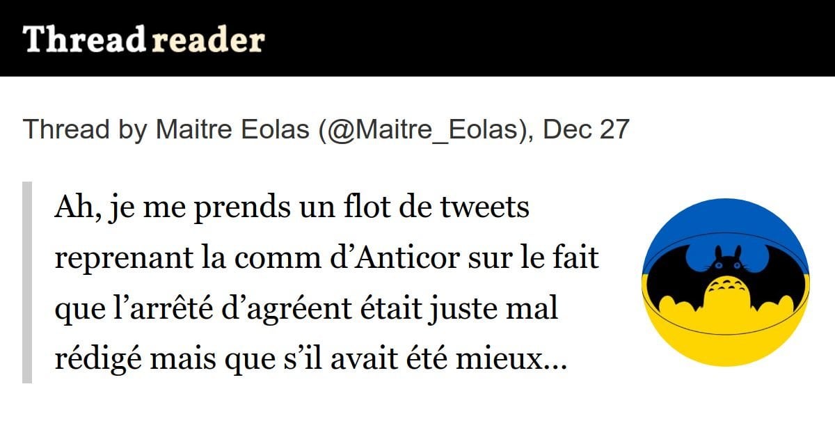 À propos du refus de renouvellement d'agrément d'Anticor