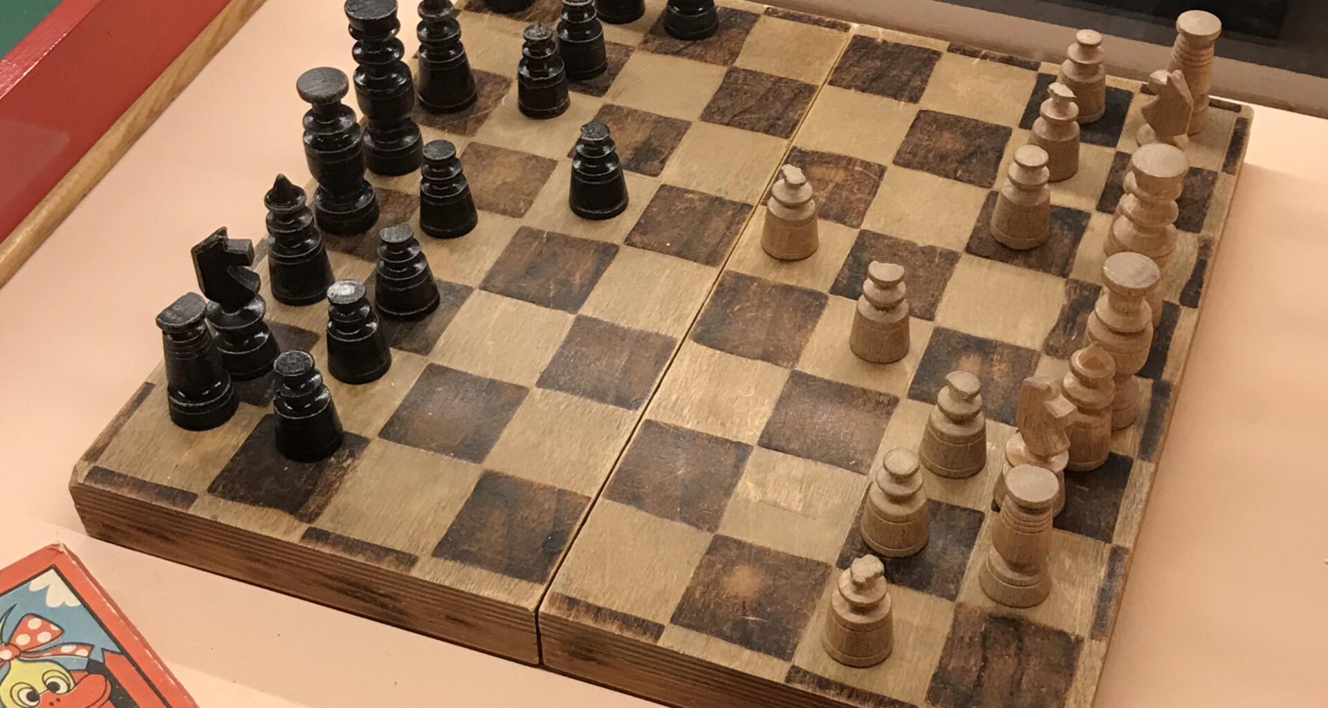 Chess set made in Lenin Steelworks in Nowa Huta