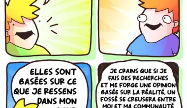j'ai des opinions tranchées (traduit)