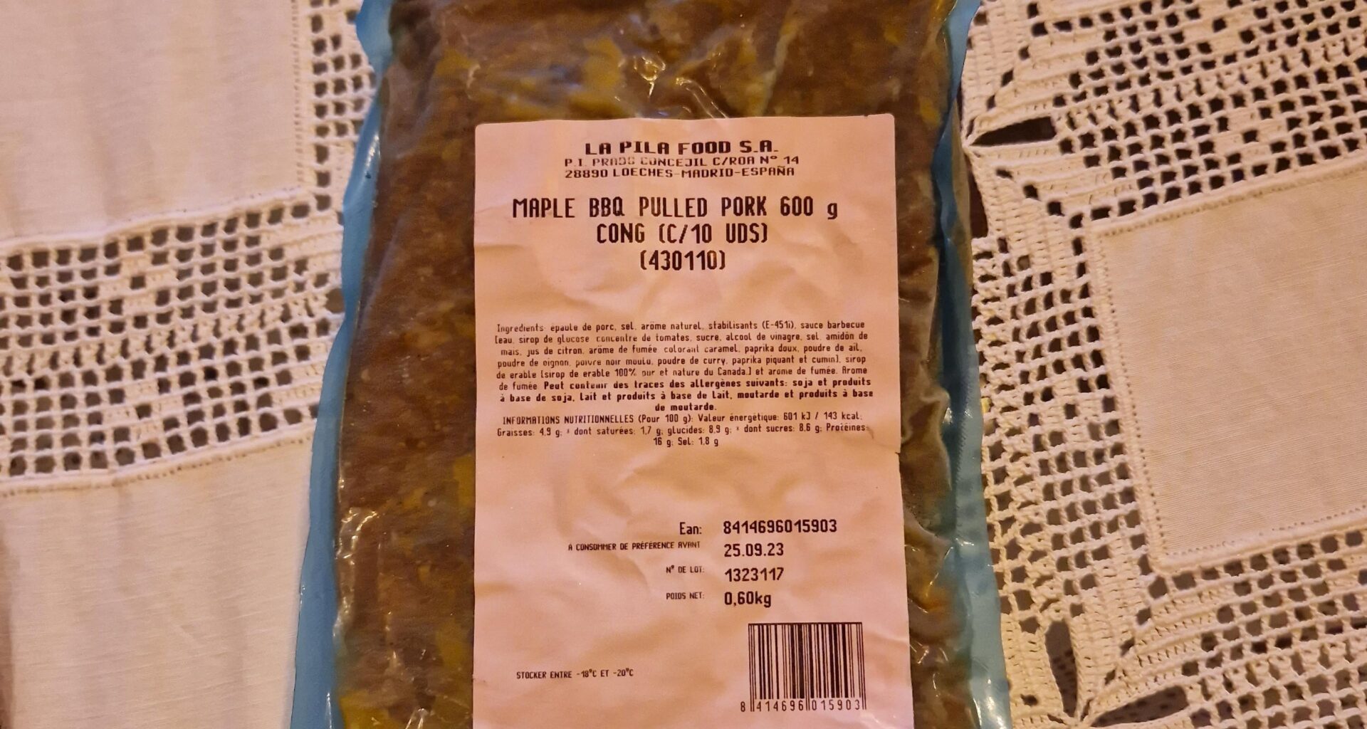 Recherche de recettes avec de l'éffiloché de porc.