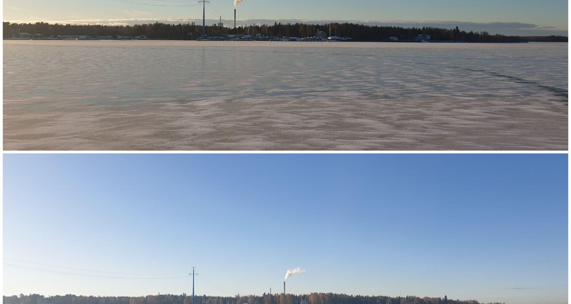 Same place, different times. Frozen Bothnia
