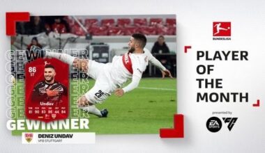 Deniz Undav vom VfB Stuttgart ist der Spieler des Monats November