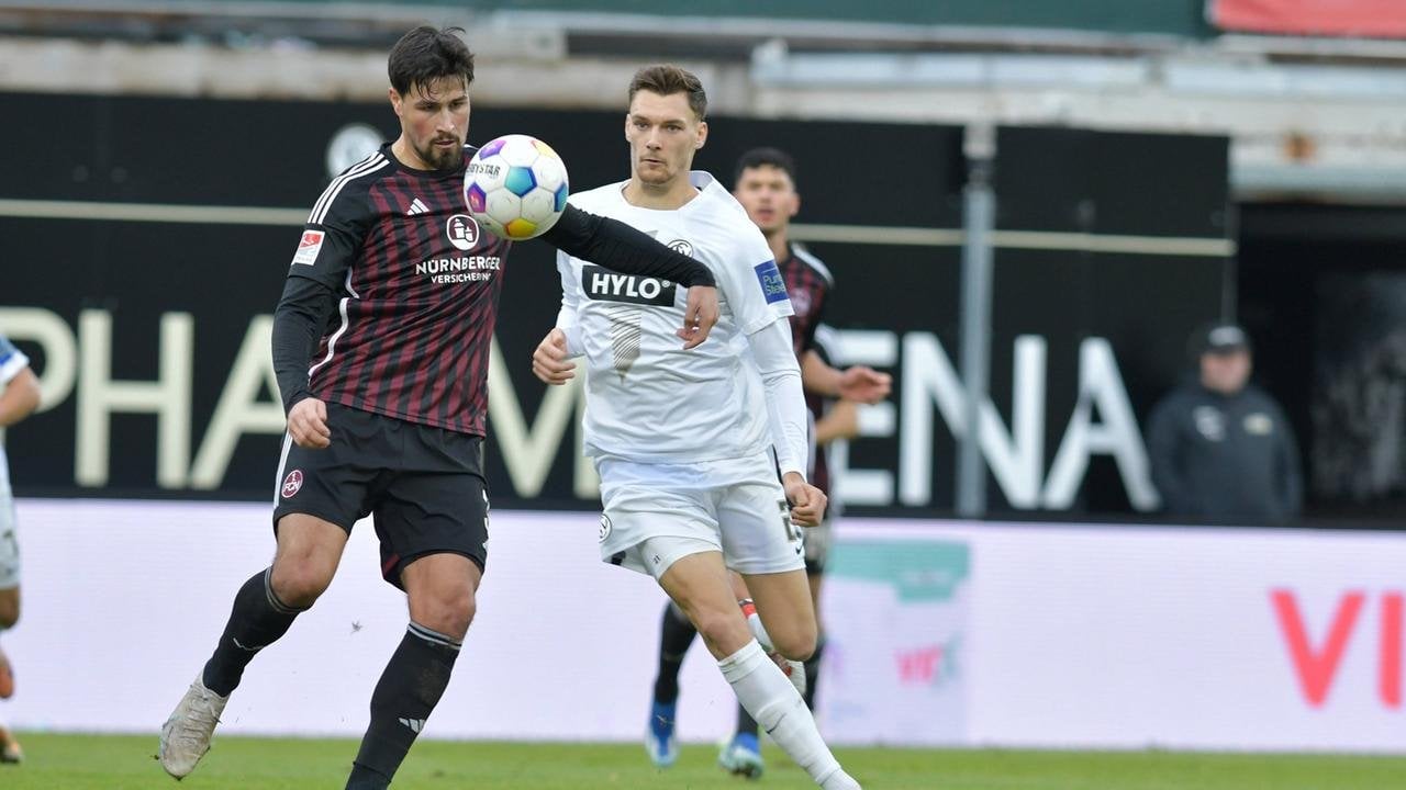 Sieg durch Lucky Punch: Nürnberg stoppt Mini-Krise gegen Elversberg