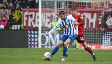 Rot nach VAR-Einsatz: Hertha BSC dreht Spiel beim 1. FC Kaiserslautern