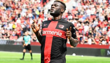 Boniface verrät Grund für Wechsel zu Bayer 04: "Ganz klar Florian Wirtz. Nach nur einer Partie war mir klar, dass Flo ein brillanter Fußballer, ein Magier ist. Als mein Berater mir vom Bayer-Interesse berichtete, war mir sofort klar, dass ich wahnsinnig gerne mit ihm in einem Team spielen würde."