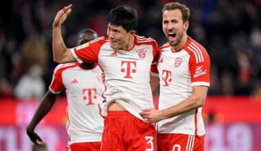 Stuttgart ausgekontert und chancenlos: Dank Kim und Kane - Bayern bleibt an Bayer dran
