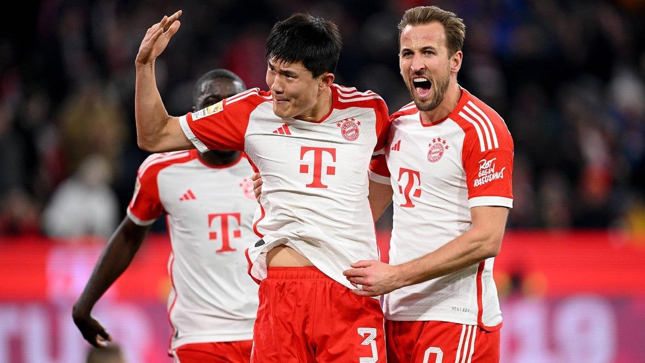 Stuttgart ausgekontert und chancenlos: Dank Kim und Kane - Bayern bleibt an Bayer dran