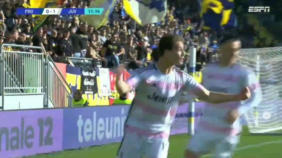 Frosinone 0-[1] Juventus Kenan Yildiz 11’